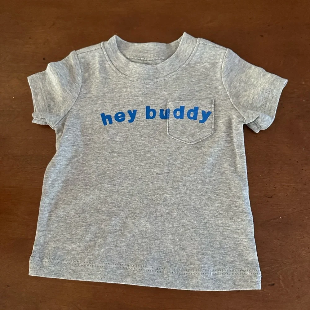 3 piece stripped short sleeve hoodie hey buddy t-shirt shorts set